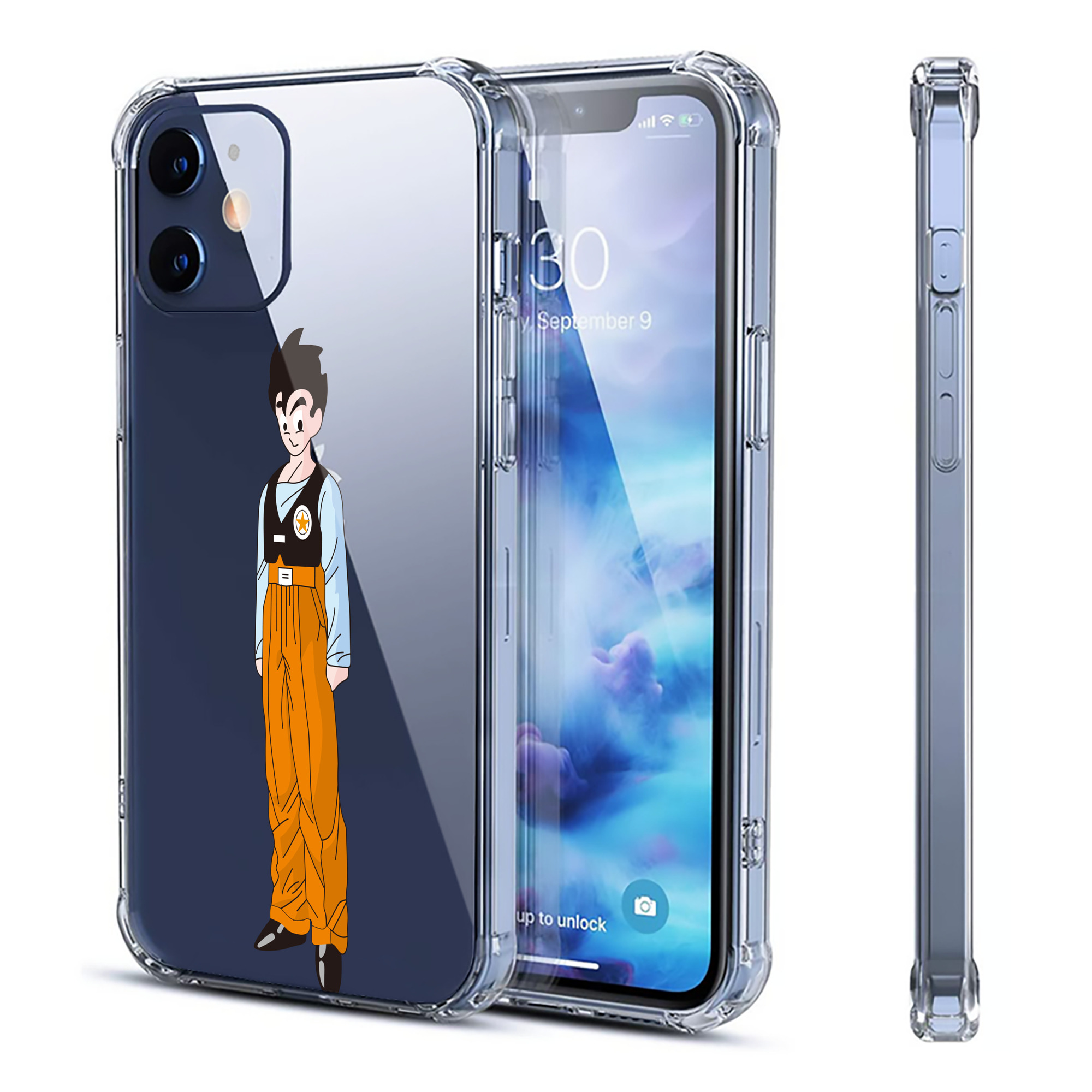 （画像用） ドラゴンボール DRAGON BALL 【iPhone 12シリーズ対応】透明スマホケース（クリアソフトケース）